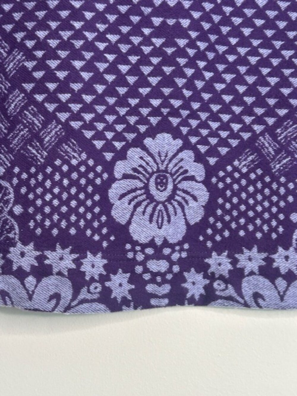 We The Free Free People Butterfly Jacquard Shirt Jacket Purple Blue Combo NEW - Picture 15 of 16
